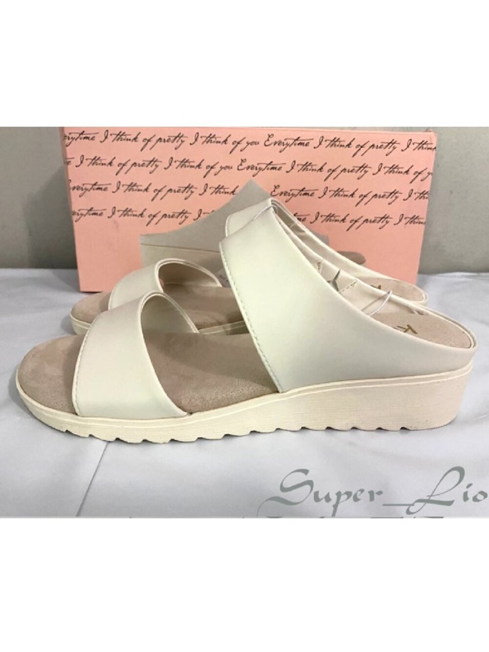 NEW Kensie Women's Endy Comfort Strap Slide Sandals
